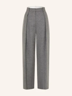 Victoria Beckham Spodnie Z Materiału Typu Marlene grau