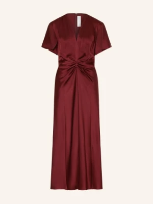 Victoria Beckham Sukienka Koktajlowa Eve rot CIEMNOCZERWONY