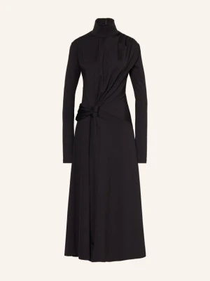 Victoria Beckham Sukienka Koktajlowa Letice Z Dżerseju schwarz CZARNY