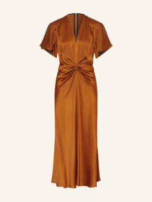 Victoria Beckham Sukienka Koktajlowa orange