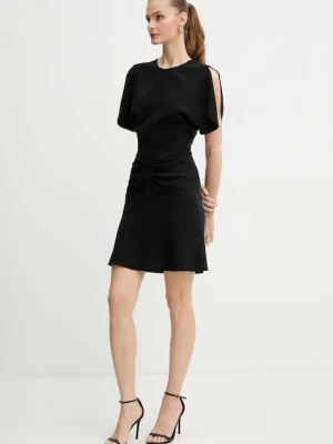 Victoria Beckham sukienka kolor czarny mini rozkloszowana 1325WDR006087C