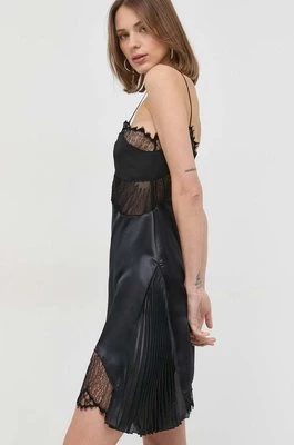 Victoria Beckham sukienka kolor czarny mini rozkloszowana