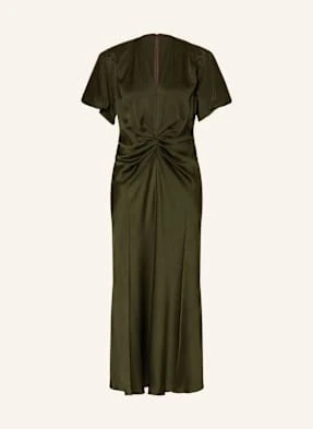 Victoria Beckham Sukienka Satynowa Bella gruen