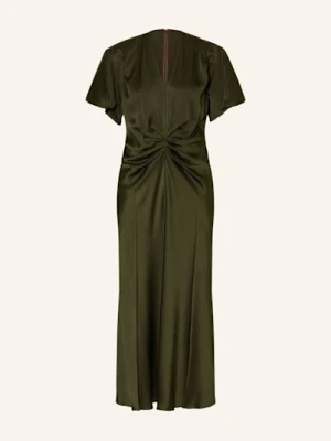 Victoria Beckham Sukienka Satynowa Bella gruen
