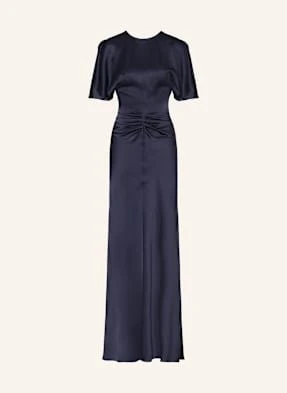 Victoria Beckham Sukienka Wieczorowa Z Satyny blau