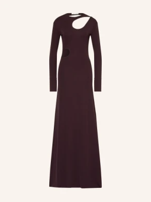 Victoria Beckham Sukienka Wieczorowa Z Wycięciami braun