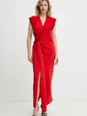 Victoria Beckham sukienka z dodatkiem jedwabiu