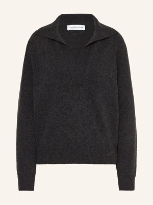Victoria Beckham Sweter Z Kaszmiru schwarz CZIEMNOSZARY
