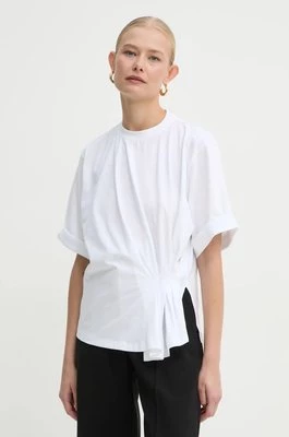 Victoria Beckham t-shirt bawełniany damski kolor biały 1125JTS006052A