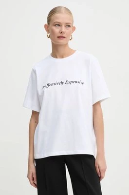 Victoria Beckham t-shirt bawełniany damski kolor biały 1125JTS006356A