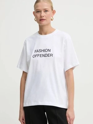 Victoria Beckham t-shirt bawełniany damski kolor biały 1125JTS006357A