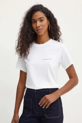 Victoria Beckham t-shirt bawełniany damski kolor biały 1424JTS005890A