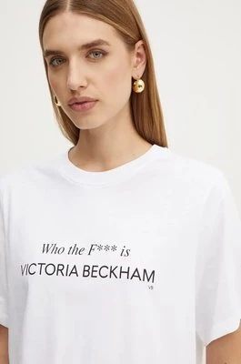 Victoria Beckham t-shirt bawełniany damski kolor biały 1424JTS005949A