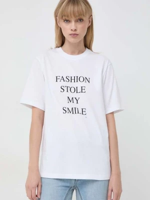 Victoria Beckham t-shirt bawełniany kolor biały 1322JTS004130A