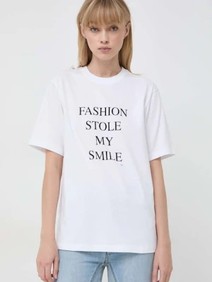 Victoria Beckham t-shirt bawełniany kolor biały 1322JTS004130A