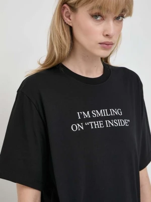 Victoria Beckham t-shirt bawełniany kolor czarny 1323JTS004932A