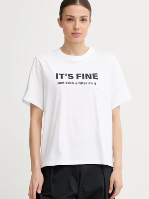 Victoria Beckham T-shirt damski bawełniany
