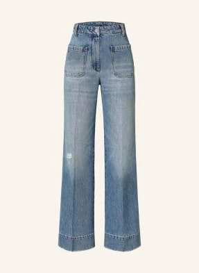 Victoria Beckham Jeansy Flare Alina blau