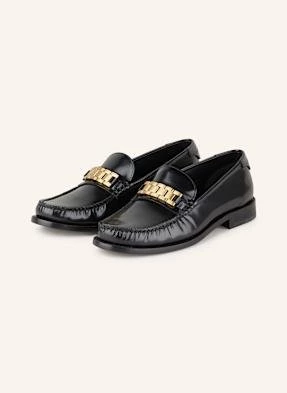 Victoriabeckham Lakierowane Loafersy schwarz