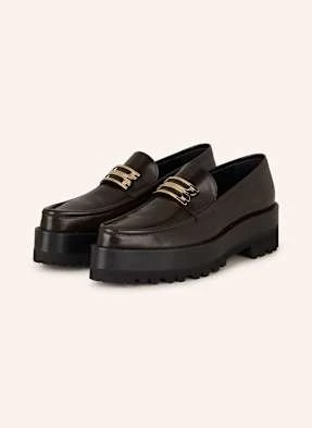 Victoriabeckham Loafersy Na Platformie braun