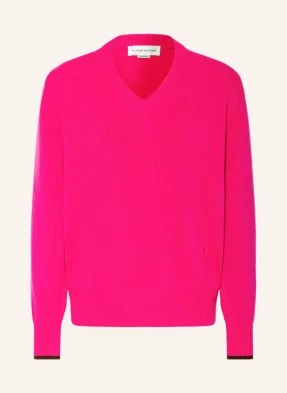Victoriabeckham Sweter Oversize Z Kaszmiru pink