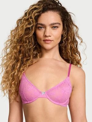 Victoria's Secret Biustonosz nieusztywniany koronkowy Tease Demi