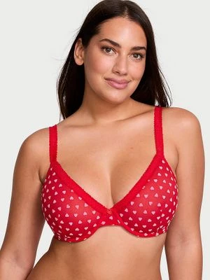 Victoria's Secret Biustonosz nieusztywniany Tease Hearts Demi