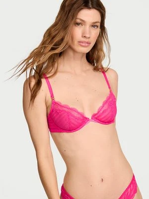 Victoria's Secret Biustonosz nieusztywniany Tease Sheer Stripe Demi