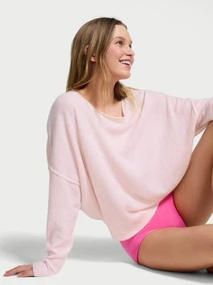 Victoria's Secret Bluza dzianinowa z szerokim dekoltem Summer Knit