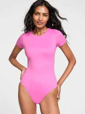 Victoria's Secret Body z krótkimi rękawami Feathersoft Essentials