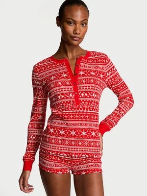 Victoria's Secret Ciepła piżama z szortami Thermal Short Pajama