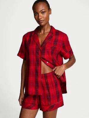 Victoria's Secret Flanelowa piżama z szortami