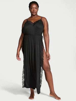 Zdjęcie produktu Victoria's Secret Koszula nocna maxi z modalu High-Slit Slip