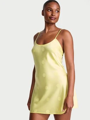 Victoria's Secret Koszulka nocna satynowa Signature Slip