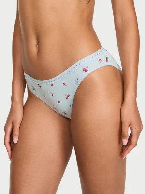 Victoria's Secret Majtki bawełniane Bikini Z nadrukiem