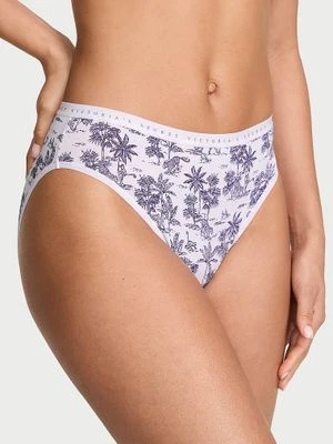 Victoria' Secret Majtki bawełniane figi z wysoko wyciętymi nogawkami High-Leg Brief Victoria's Secret 7M6P