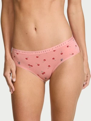 Victoria's Secret Majtki bawełniane Hiphugger Z nadrukiem