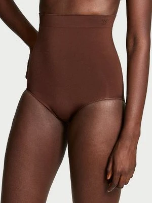 Victoria's Secret Majtki modelujące z wysokim stanem Shapewear by Victoria Brązowy