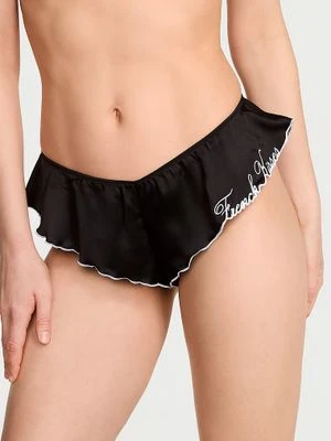 Victoria's Secret Majtki z falbankami Satin Flutter Cheeky