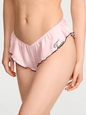 Victoria's Secret Majtki z falbankami Satin Flutter Cheeky