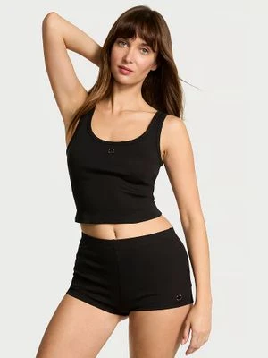 Victoria's Secret Piżama bawełniana - top i szorty