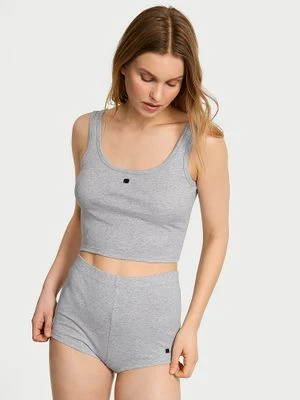 Victoria's Secret Piżama bawełniana - top i szorty