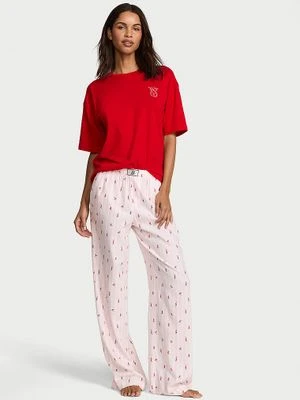 Victoria's Secret Piżama flanelowa - t-shirt i spodnie