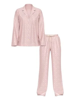 Victoria's Secret Piżama satynowa błyszcząca z długimi rękawami Glazed Satin
