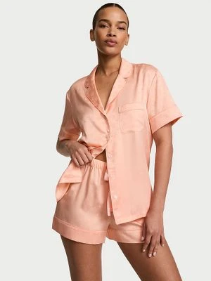 Victoria's Secret Piżama satynowa z szortami Signature