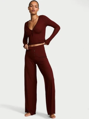 Victoria's Secret Piżama z modalu SoSoft Brązowy