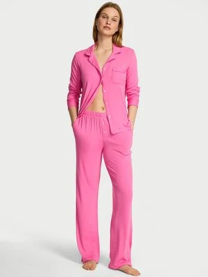 Victoria's Secret Piżama z prążkowanego modalu
