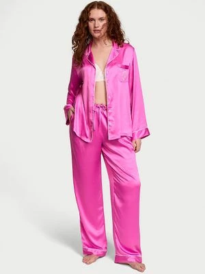 Zdjęcie produktu Victoria's Secret Satynowa piżama z długim rękawem
