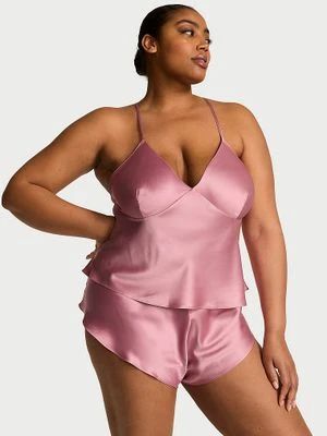 Victoria's Secret Satynowy zestaw do spania Cami Set