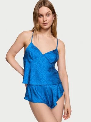 Victoria's Secret Satynowy zestaw do spania Icon Cami Set